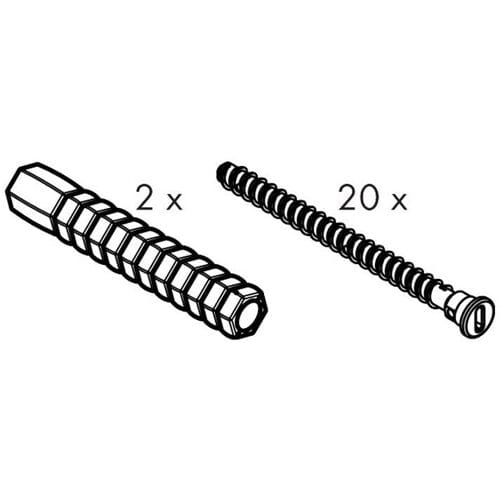 Hansgrohe HG Mounting set Pharo shower panel Lift, 93102000