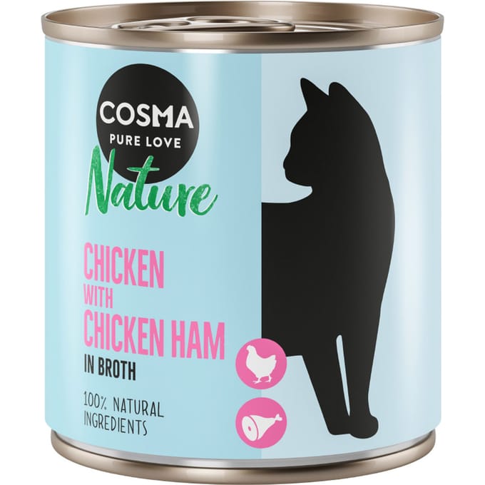 6x280g Nature Kip & Kippenham Cosma Kattenvoer