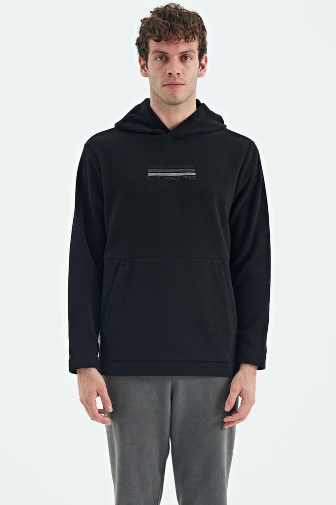 Heren Hoodie met Bedrukte Logo