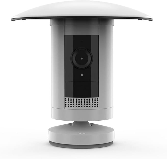 Camera Zonnekap - Camera Bescherming - Buiten Camera Gebruik - Eenvoudige Montage - 10.8 cm - Wit