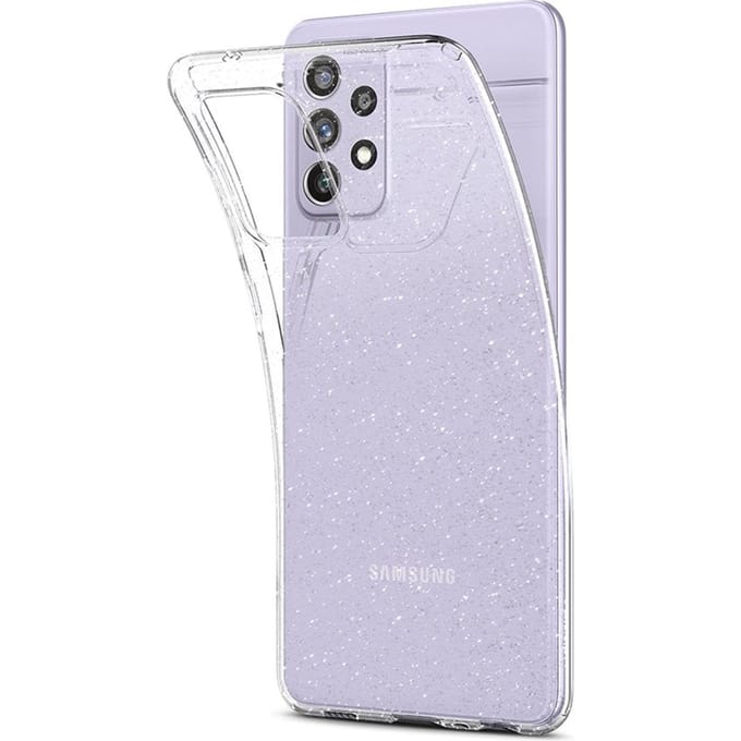 Spigen - Liquid Crystal Samsung Galaxy A72 Hoesje - Glitter/Transparant