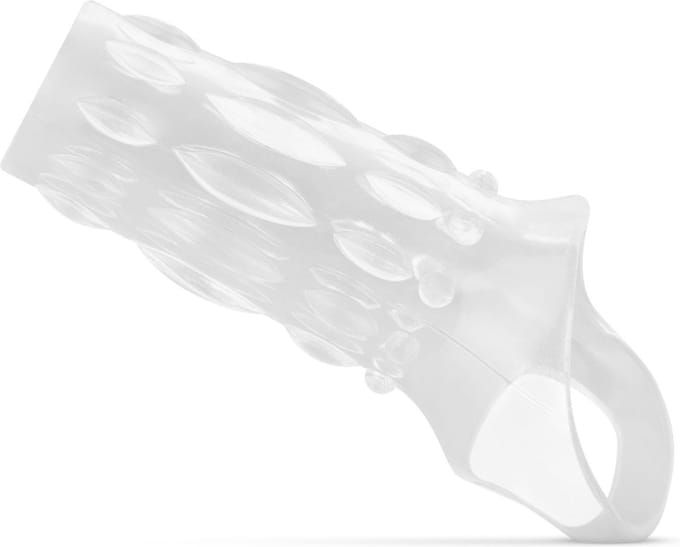 Genopte Open Penis Sleeve - Transparant