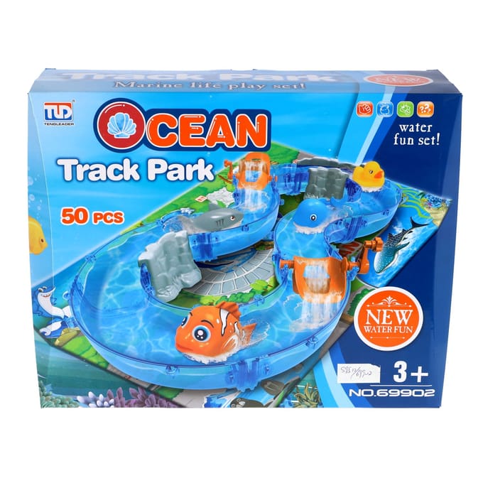 Top1Toys Waterbaan circuit park (blauw, kunststof, )