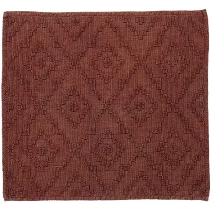 Sealskin Aztec Badmat 60x60cm Donkerrood