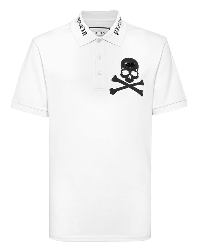 Polo T-Shirt Schedel & Beenderen