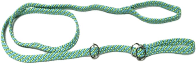 Chikko Quality - Vanglijn met Dubbele Stop - Lichtblauw/groen - 165cmx10mm