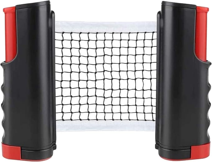 Intrekbaar Tafeltennis Net - Draagbaar Pingpong Net voor Elke Tafel