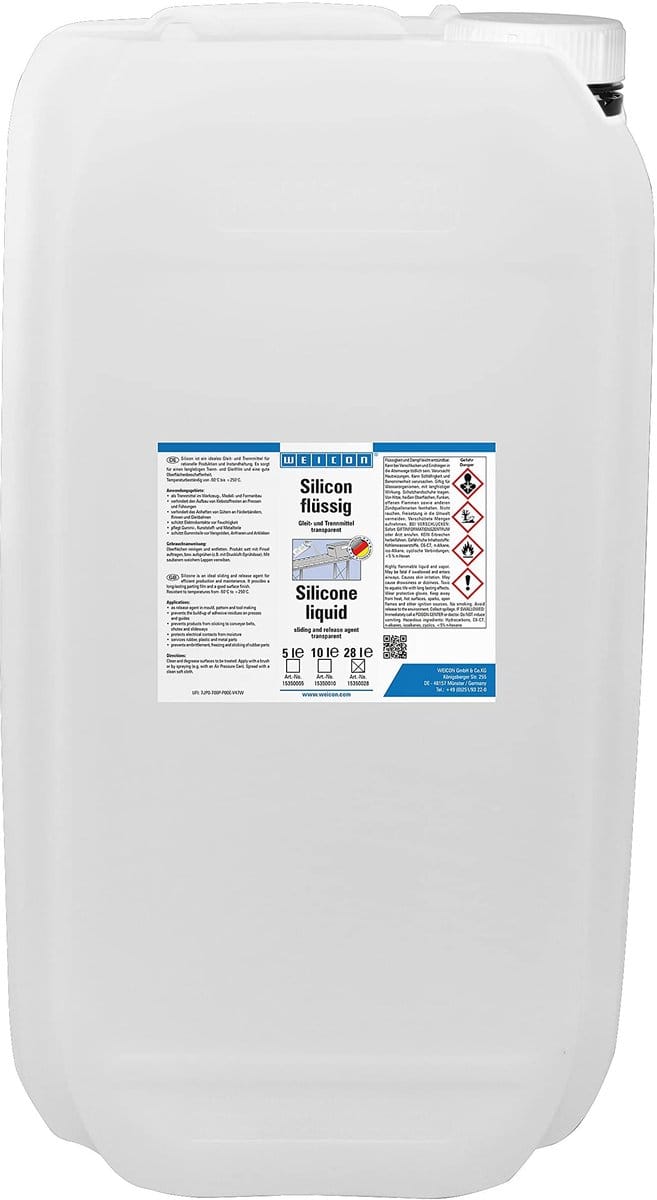 WEICON Silicon 28 L – Transparant smeermiddel – 28 liter