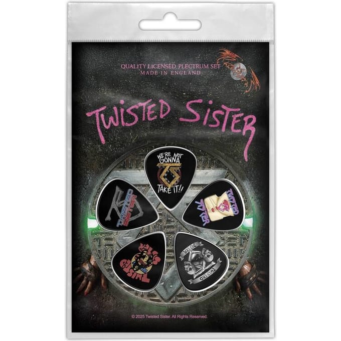 Twisted Sister Come out and play Unisex Plectrumset - meerkleurig - Standard