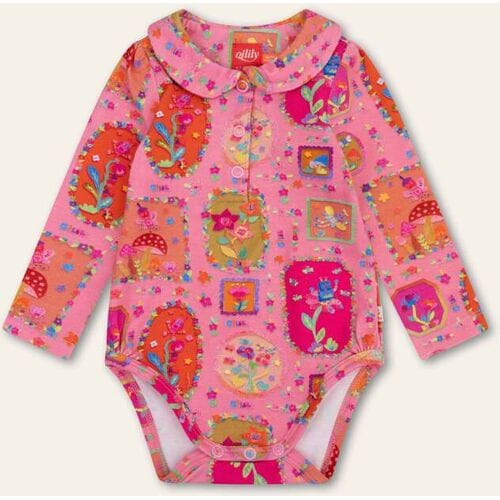Oilily Olive Romper- maat56/3m Roze