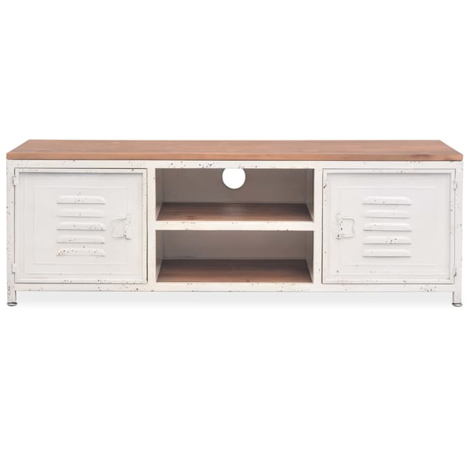 vidaXL - Tv-meubel - 120x30x40 - cm - wit