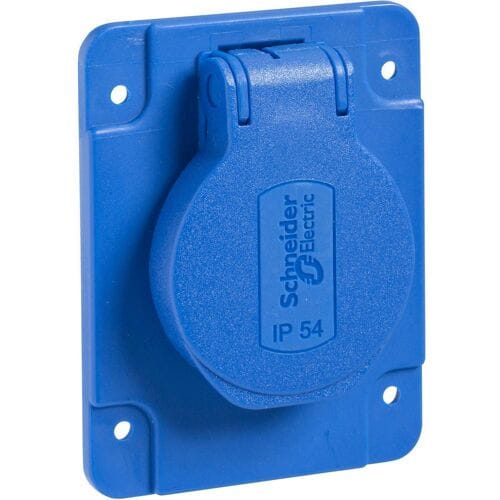 Schneider Electric PKS62B Stopcontact (inbouw) IP54, IK08 Blauw