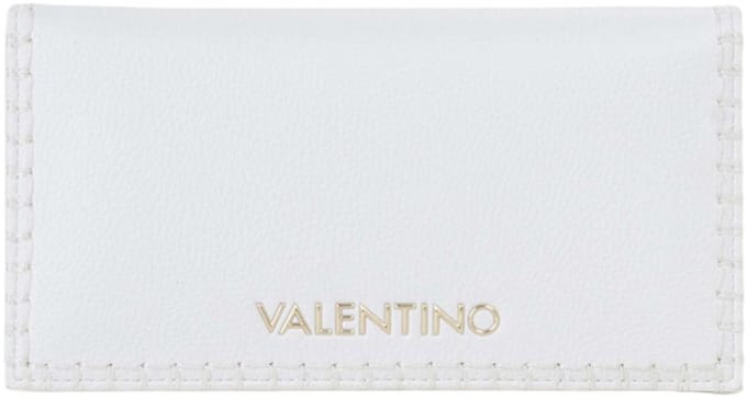 VALENTINO kaarthoes Aleksandra Card Case Creme White wit