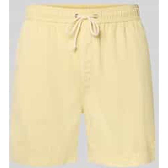 regular fit korte broek met elastische boord model 'SUNFADED'