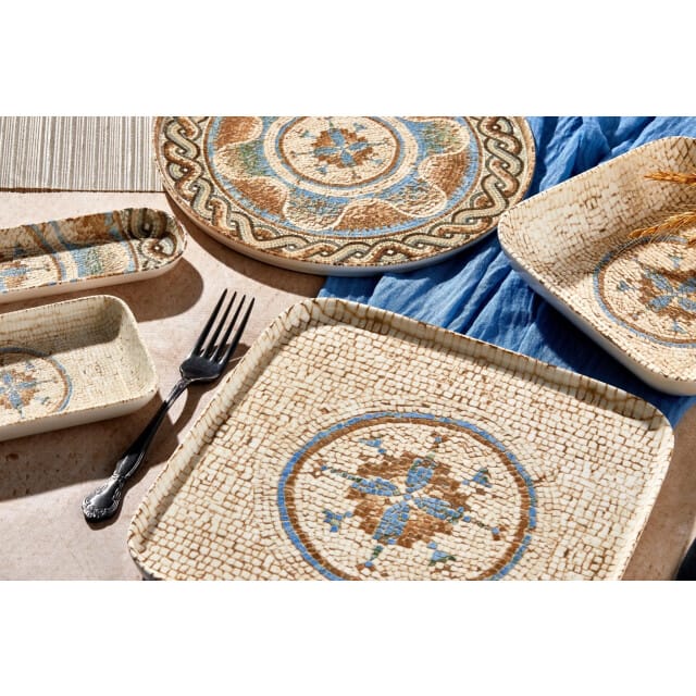 Rinart Pizzabord - Celest - Porselein - 32 cm - set van 2
