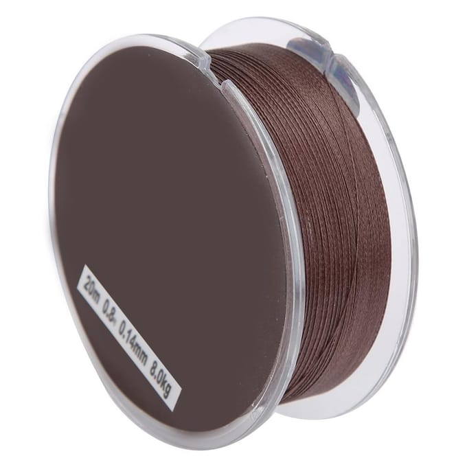 Hoge Kwaliteit PE Spoel Vislijn Vis Draad Accessoire voor Handhengel 20M Lengte 0.8# gray