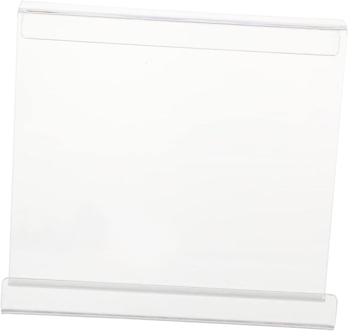Loopband Boekhouder - Tablet E-reader Steun - Sport En Lezen - Transparant Acryl - 23x20.3cm - Transparant