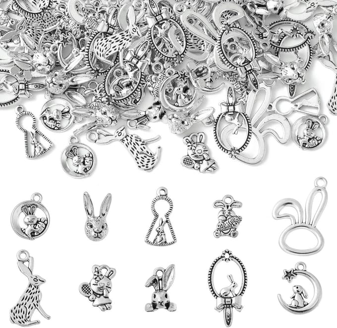 Tibetaanse stijl, voor doe-het-zelf sieraden, sleutelhangers en accessoires