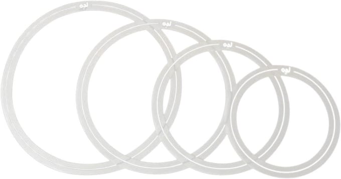 Drumdempers - Geluidsring set - Drums stemmen - Effectieve resonantie demping - 40 cm set - Zwart
