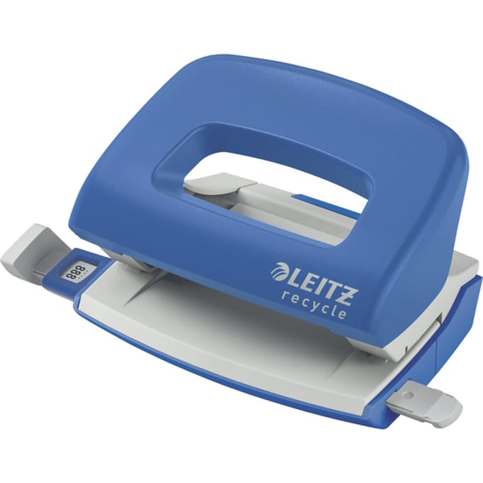 Leitz NeXXt Recycle Mini Perforator - Perforeert tot 10 Vel - Blauw