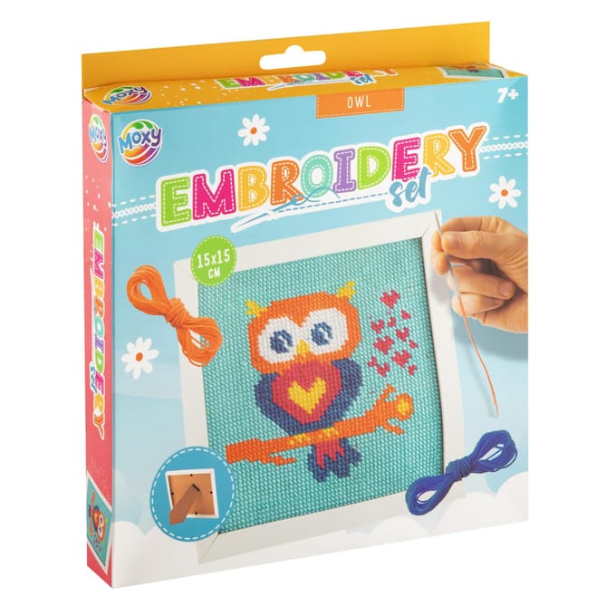 Borduurset dier - creatieve borduurset voor kinderen vanaf 7 jaar.