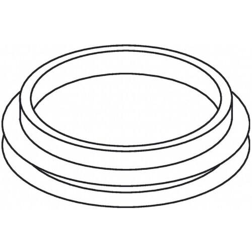 TECEdrainline seal between channel/drain for Drainline shower drain straight until 2015 Art. 668013
