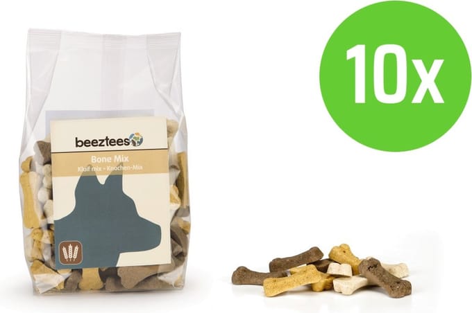 Beeztees Kluif Mix - hondenkoekjes - 400 gram - 10 verpakkingen