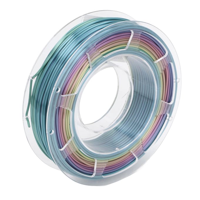 1,75 mm 3D-printer PLA Filament Regenboog Verloopkleur Printerfilament voor ANYCUBIC 200g gray