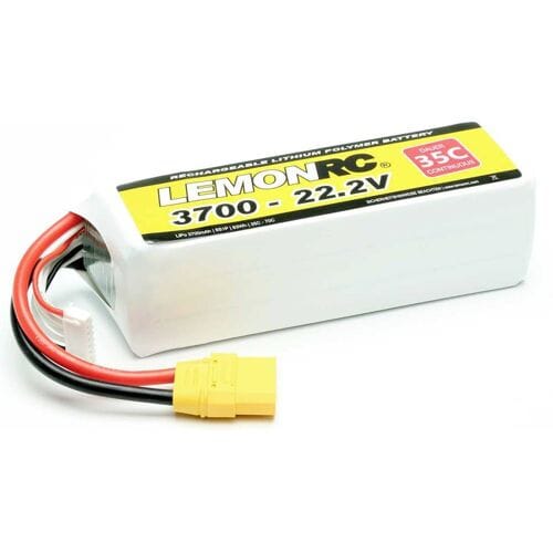 LemonRC LiPo accupack 22.2 V 3700 mAh Aantal cellen: 6 35 C Softcase XT90