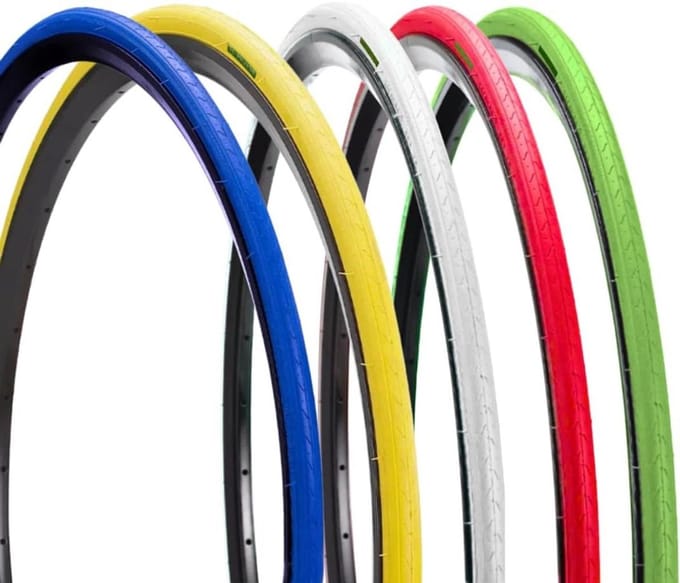 Gekleurde banden - Racefiets banden - Sportief fietsen - Gladde loopvlak - 700 x 23C - Multicolor