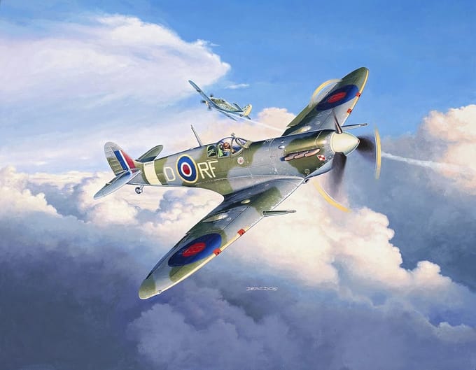 Modelbouwpakket Supermarine Spitfire Mk.Vb - Gedetailleerd en gebruiksvriendelijk