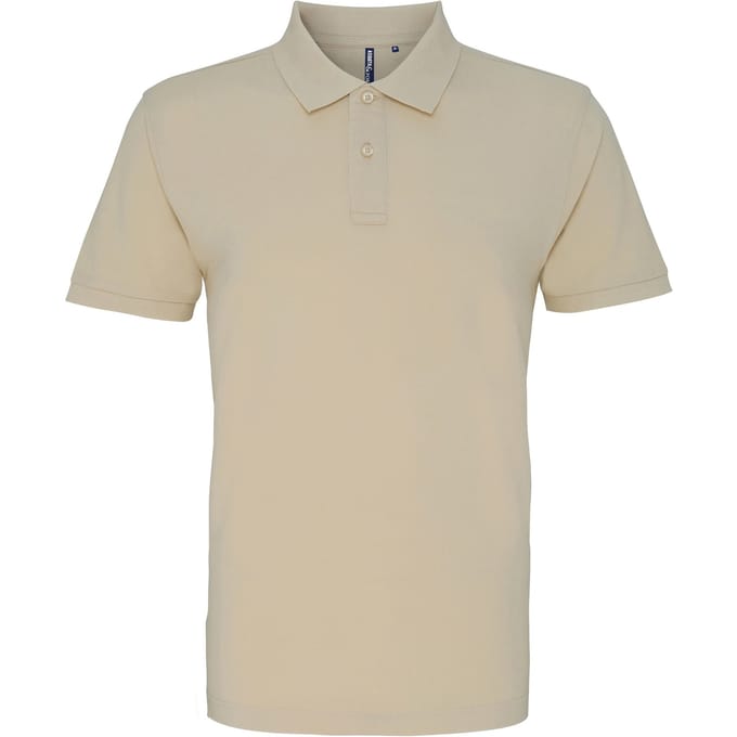 Asquith & Fox Heren Poloshirt met korte mouwen (Natuurlijk)