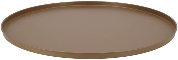 Daan Kromhout - Tray - Plate - Dienblad - Bruin/Goud - Metaal - 37x2cm