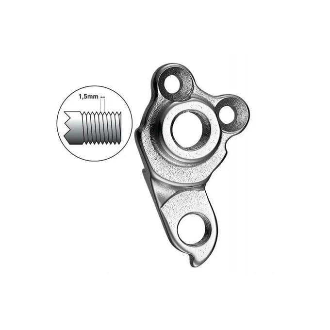 Rechter achterderailleurhanger Union gh-088