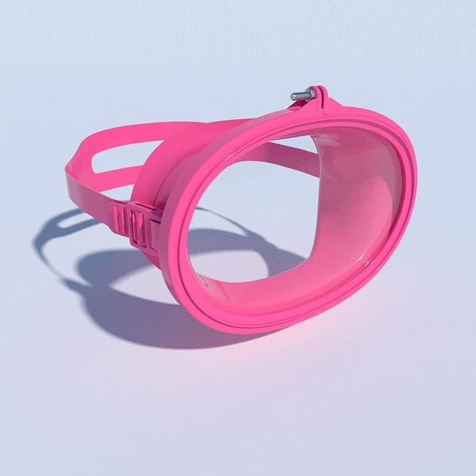 Lunettes de plongée haute définition verre trempé lunettes de pêcheur Ordinary high definition glass material