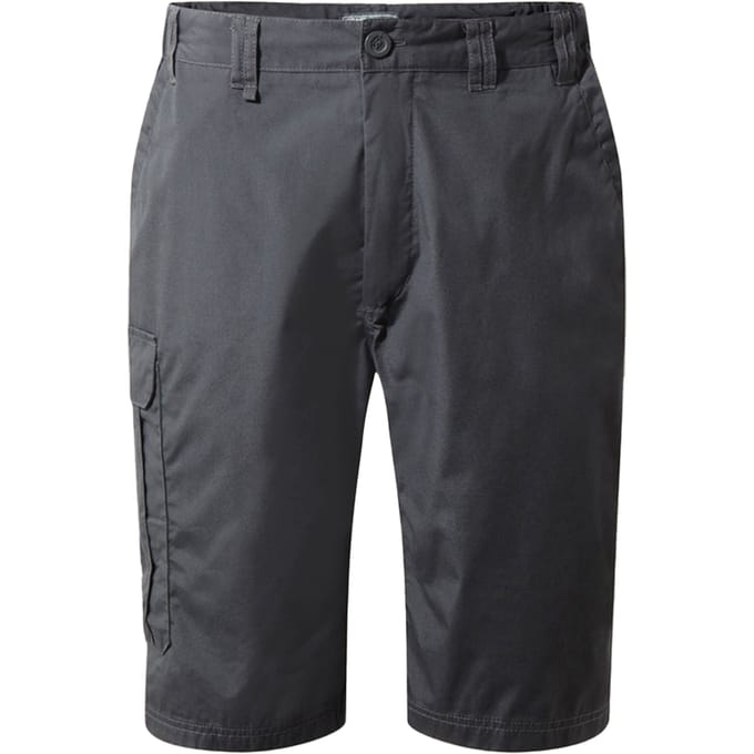 Craghoppers Heren Kiwi Lange Shorts (Zwarte peper)