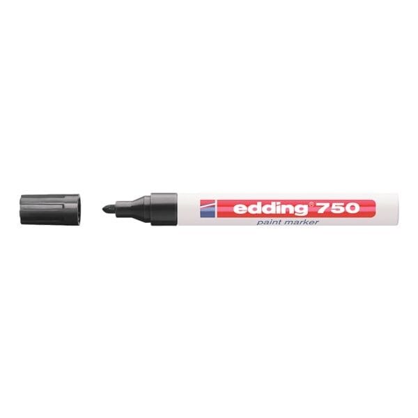 Paintmarker edding 750 op oliebasis 2-4mm zwart