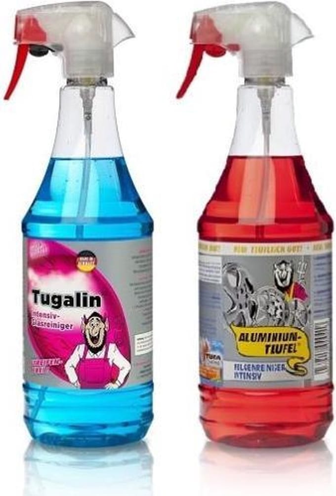 Tugalin Glasreiniger +  Alu-Duivel 2 x 1 Liter