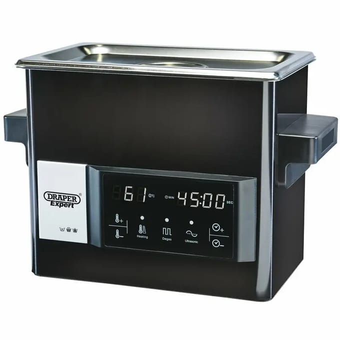 Ultrasoonreinigingsbak Draper 200W 9L