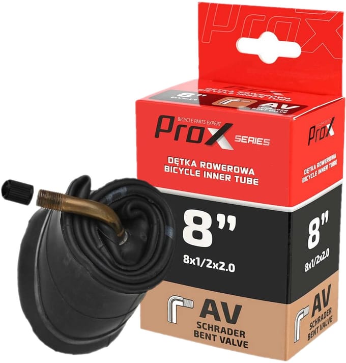 ProX - Binnenband - 8 1/2 x 2 - 45° Gebogen Ventiel - Butylrubber