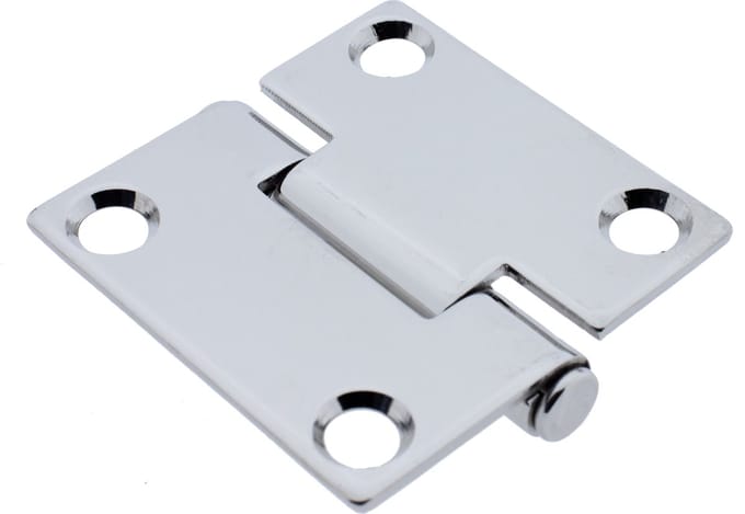 Luikscharnier - 50x50x2 - Rvs 304 - Knoop onder