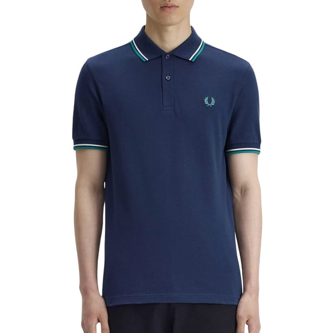 Polo Shirt Korte Mouw Fred Perry Twin Tipped Shirt
