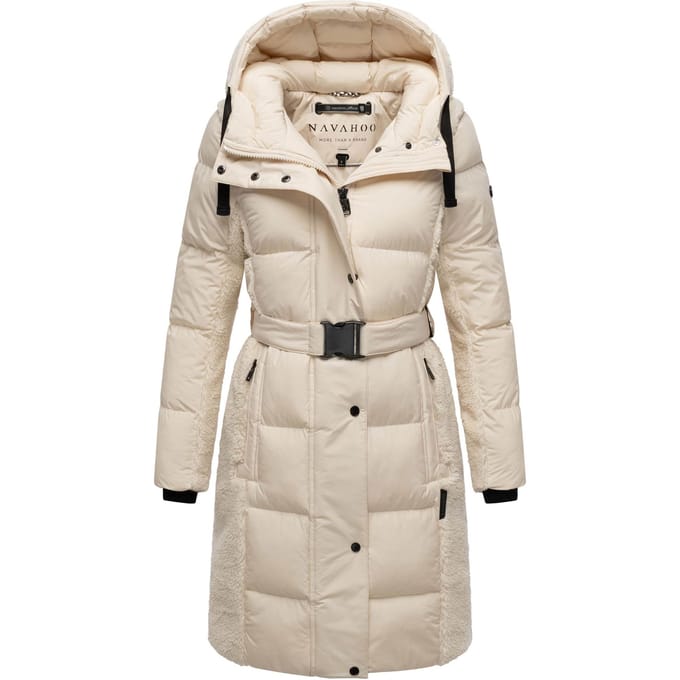 Navahoo dames wintermantel Funkelteddy – stijlvol, warm & modern