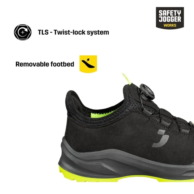 Modulo werkschoenen S3S SR laag snelsluiting Safety Jogger