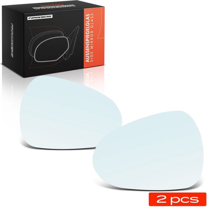 Frankberg 2x Spiegelglas Buitenspiegel Voor voor Seat