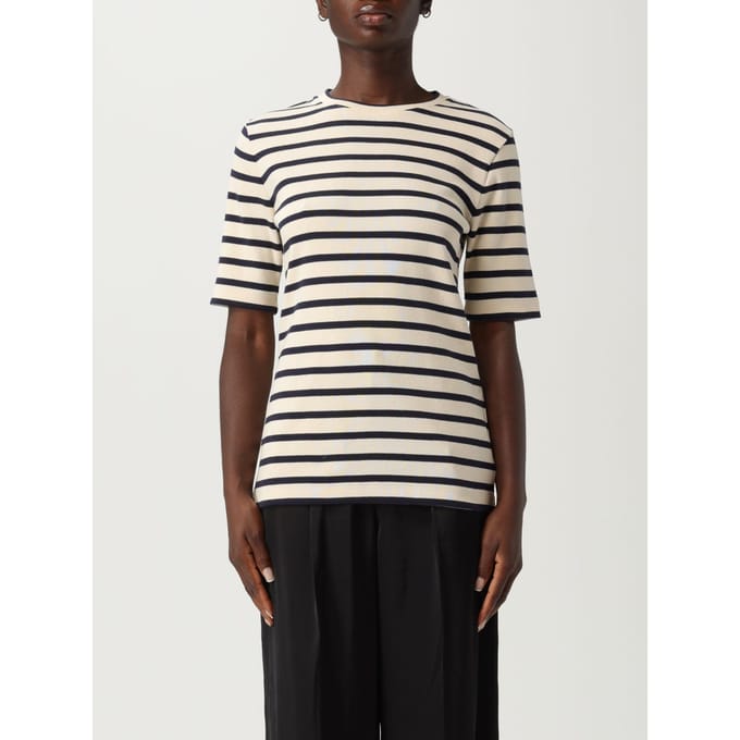 Gestreept T-shirt met Korte Mouwen