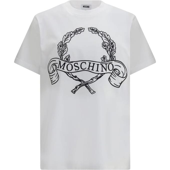 Moschino Witte Katoenen T-Shirt