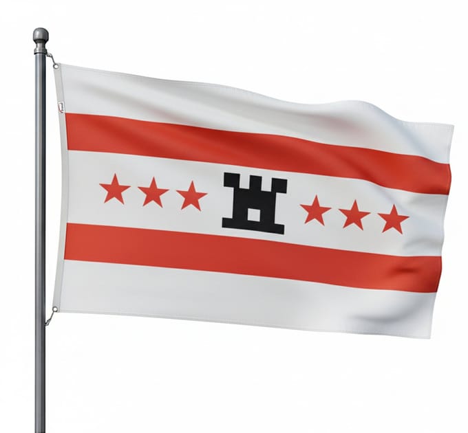 Trasal - vlag Drenthe – drentse vlag 150x90cm