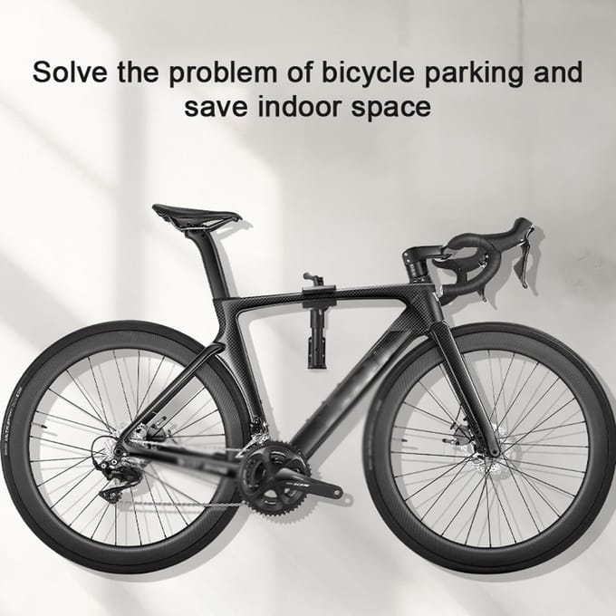 Fietstafelrek Indoor Mountainbike Racefiets Onderhoudsbeugel Aan de muur gemonteerde fietshouder zwart