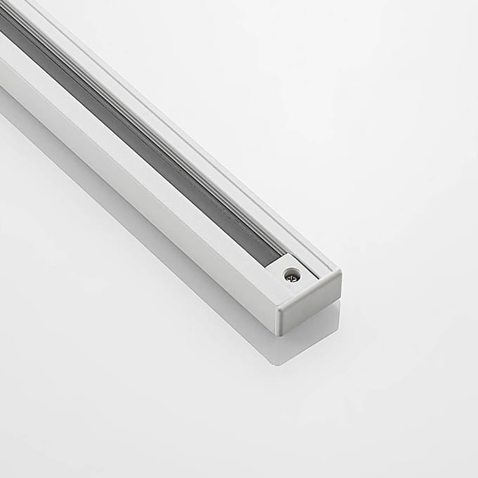 Lindby - 1-fase railverlichting - Aluminium - H: 1.8 cm - wit